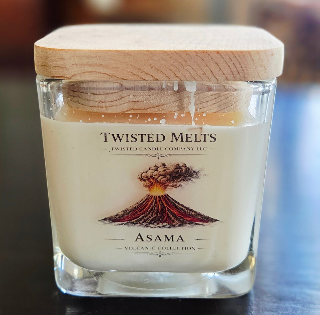 Scented Soy Candle. Asama 12 oz