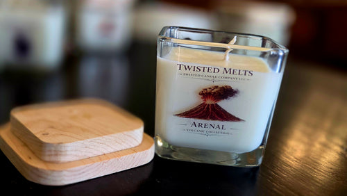 Scented Soy Candle. Arenal 12 oz