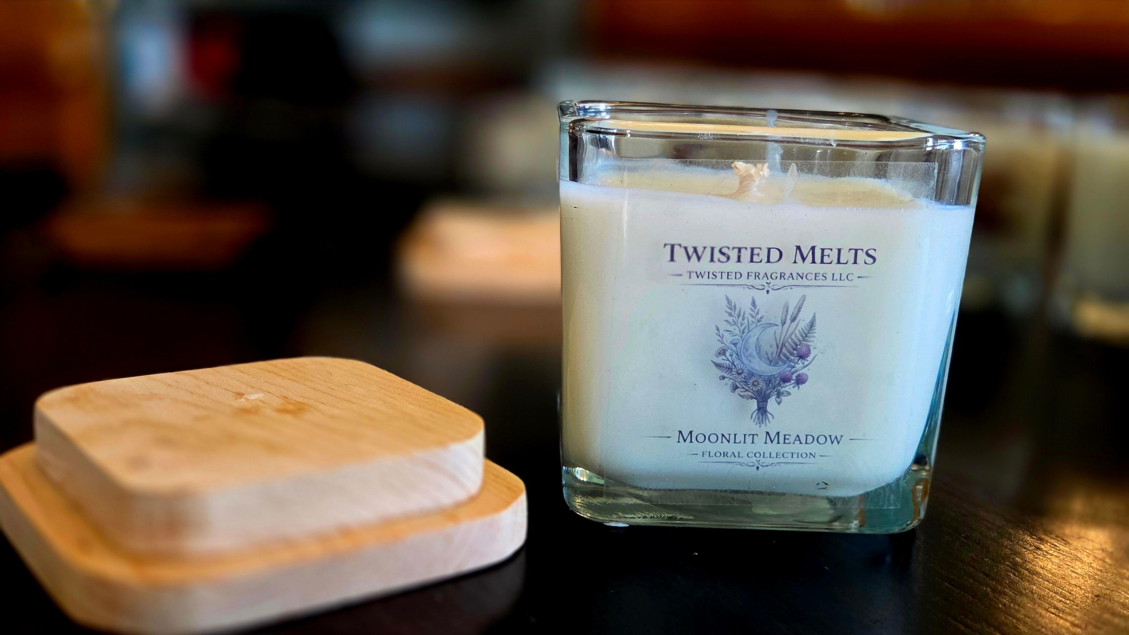 Scented Soy Candle. Moonlit Meadow 12 oz